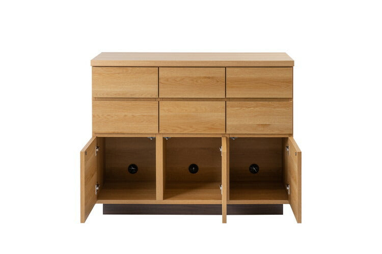 大川家具 日本製 float スクエア キャビネット 幅104.5 扉引き出しタイプ スクエア 木目調 木製 ラック 収納 リビング 大容量 ワイド 本棚 ブックラック おしゃれ 北欧 木製(代引不可)