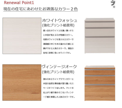日本製 完成品 ステンレス キッチンカウンター 幅80 木目調 ホワイト カウンター キッチンカウンター レンジ台 大型レンジ対応 国産(代引不可)