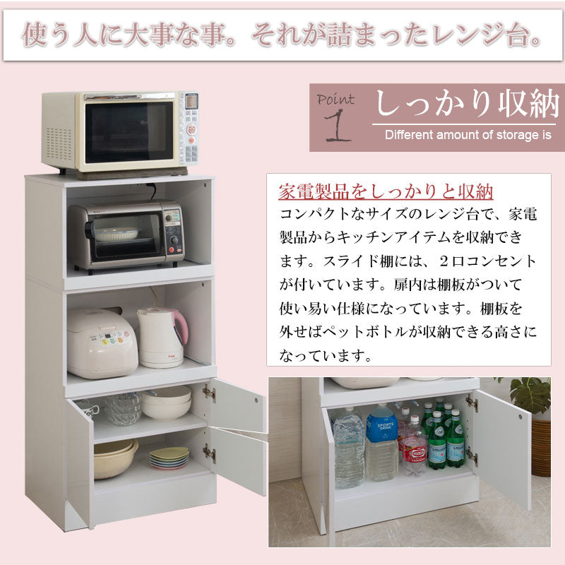 キッチンシリーズ Face ミドルレンジボード ホワイト アンティーク