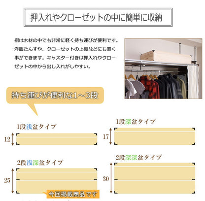 桐 衣装箱 2段 幅91 高さ25cm 隅金具付 桐ケース 衣装ケース 押入れ クローゼット 桐たんす 保管庫 着物 衣類収納 洋服 浴衣 収納(代引不可)