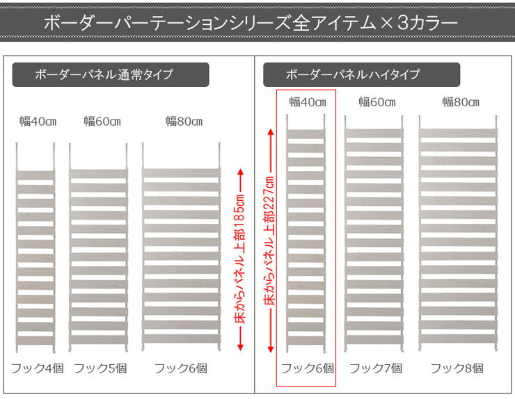 日本製 突っ張り 立体ラック 収納ラック ボーダーラック 幅40cm ハイタイプ ホワイト リビング リビングおしゃれ シンプル(代引不可)