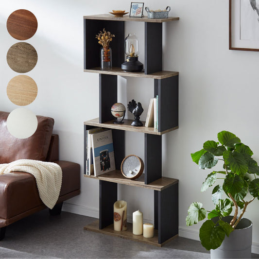 オープンラック コビナス 四段ラック 4段 ディスプレイラック 収納 収納ラック コレクションラック おしゃれ インテリアラック 組み合わせラック CDラック ブックスタンド 北欧 かわいい (代引不可)