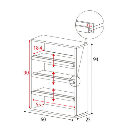 日本製 コミックラック 本棚 幅60 四段 4段 木目 おしゃれ ほんだな 扉付 大容量 シンプル おしゃれ 北欧 オープンラック 木製 国産 収納 リビング(代引不可)