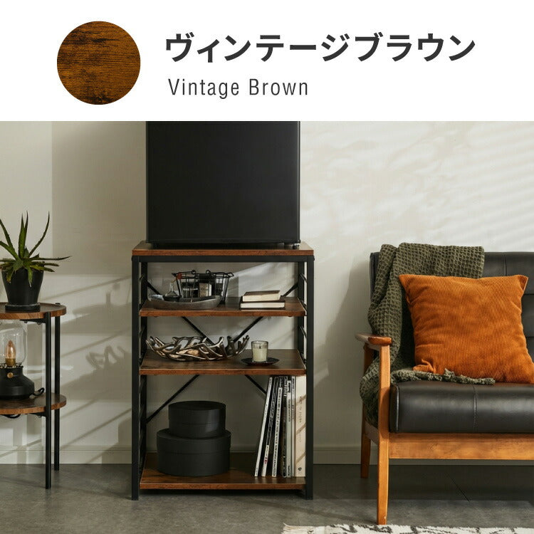 1ドア冷蔵庫 ラック 幅52cm 6段 VOID STACK series 小型冷蔵庫 ラック