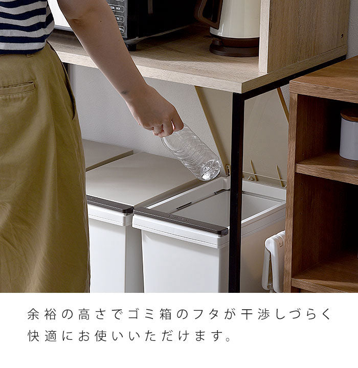 キッチンボード 幅80cm 扉付き ゴミ箱上ラック キッチン収納 食器棚 レンジ台 レンジラック ごみ箱上ラック ゴミ箱上収納 ゴミ箱ラック ごみ箱ラック 北欧 おしゃれ クイエール(代引不可)