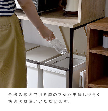 キッチンボード 幅80cm 扉付き ゴミ箱上ラック キッチン収納 食器棚 レンジ台 レンジラック ごみ箱上ラック ゴミ箱上収納 ゴミ箱ラック ごみ箱ラック 北欧 おしゃれ クイエール(代引不可)